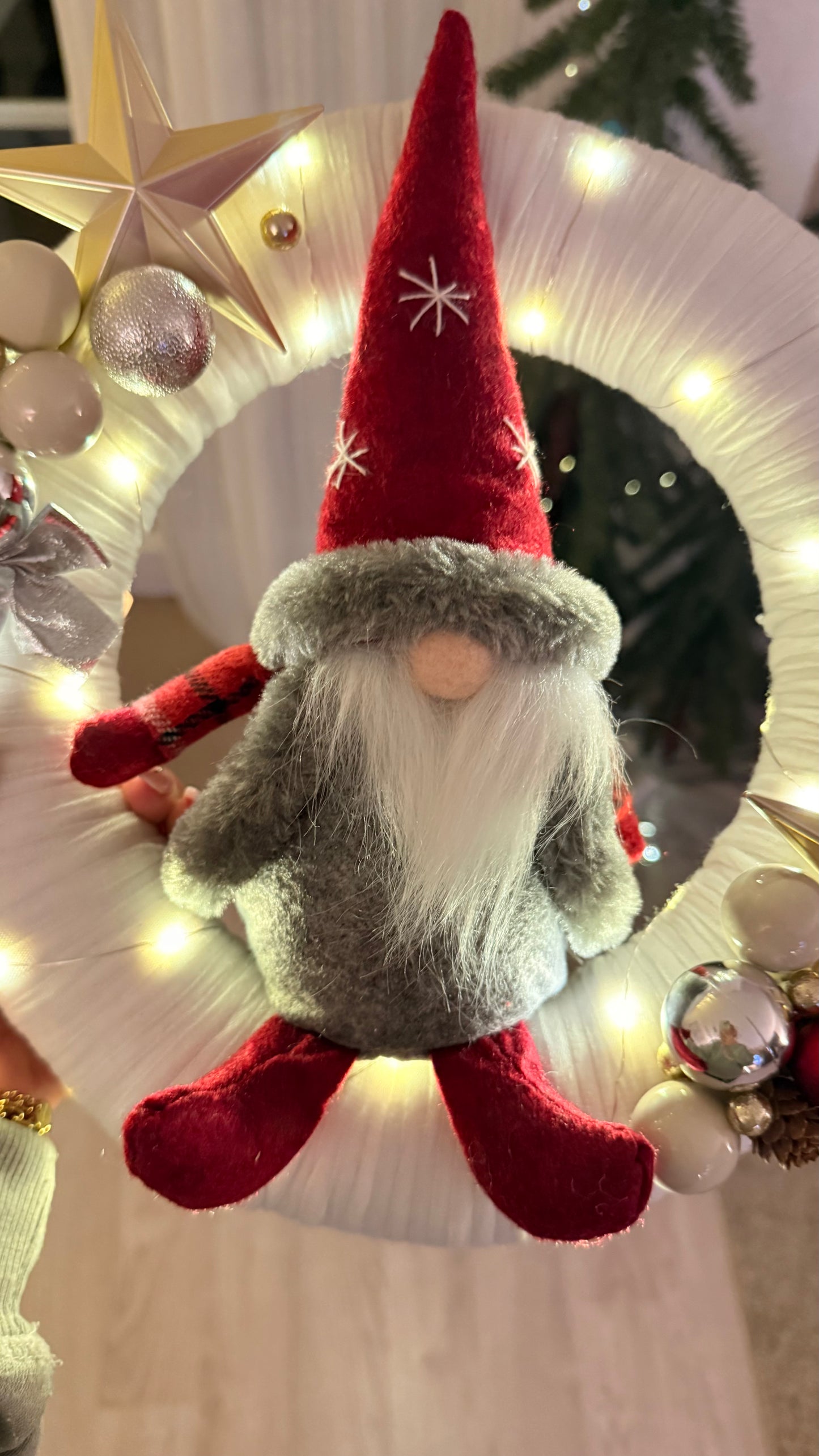 Türkranz/Adventskranz roter Wichtel