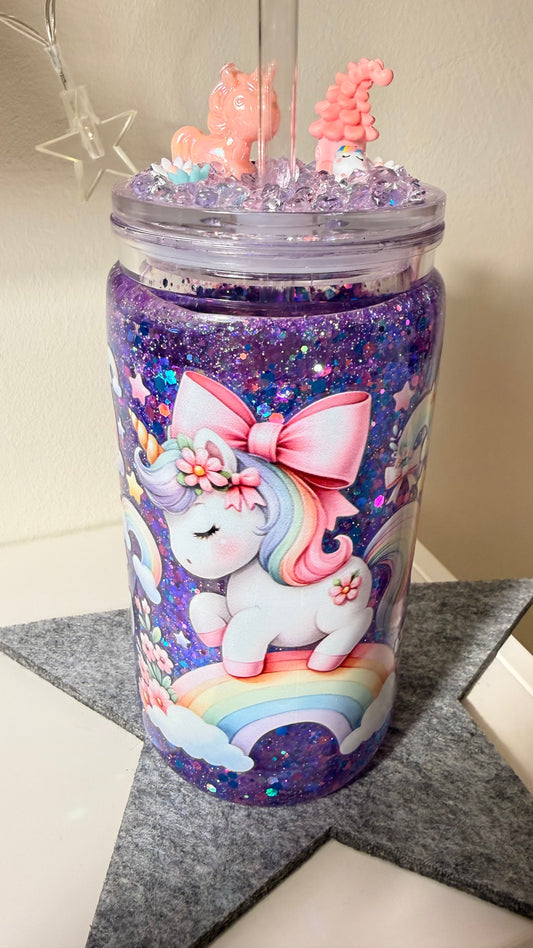 Einhorn Kunststoffbecher