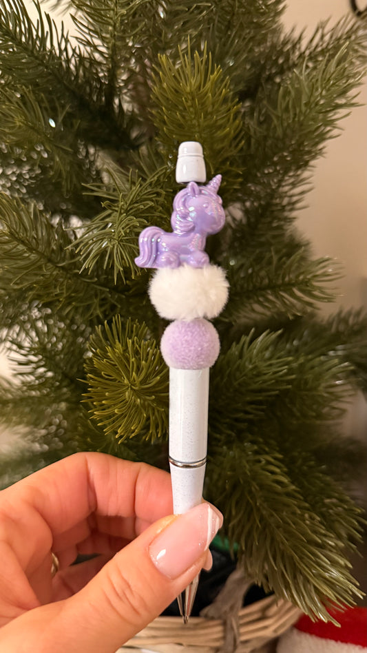 Lila Einhorn Kugelschreiber