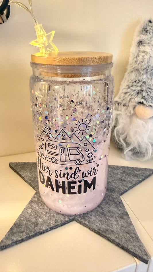 Daheim-Glitzer Becher