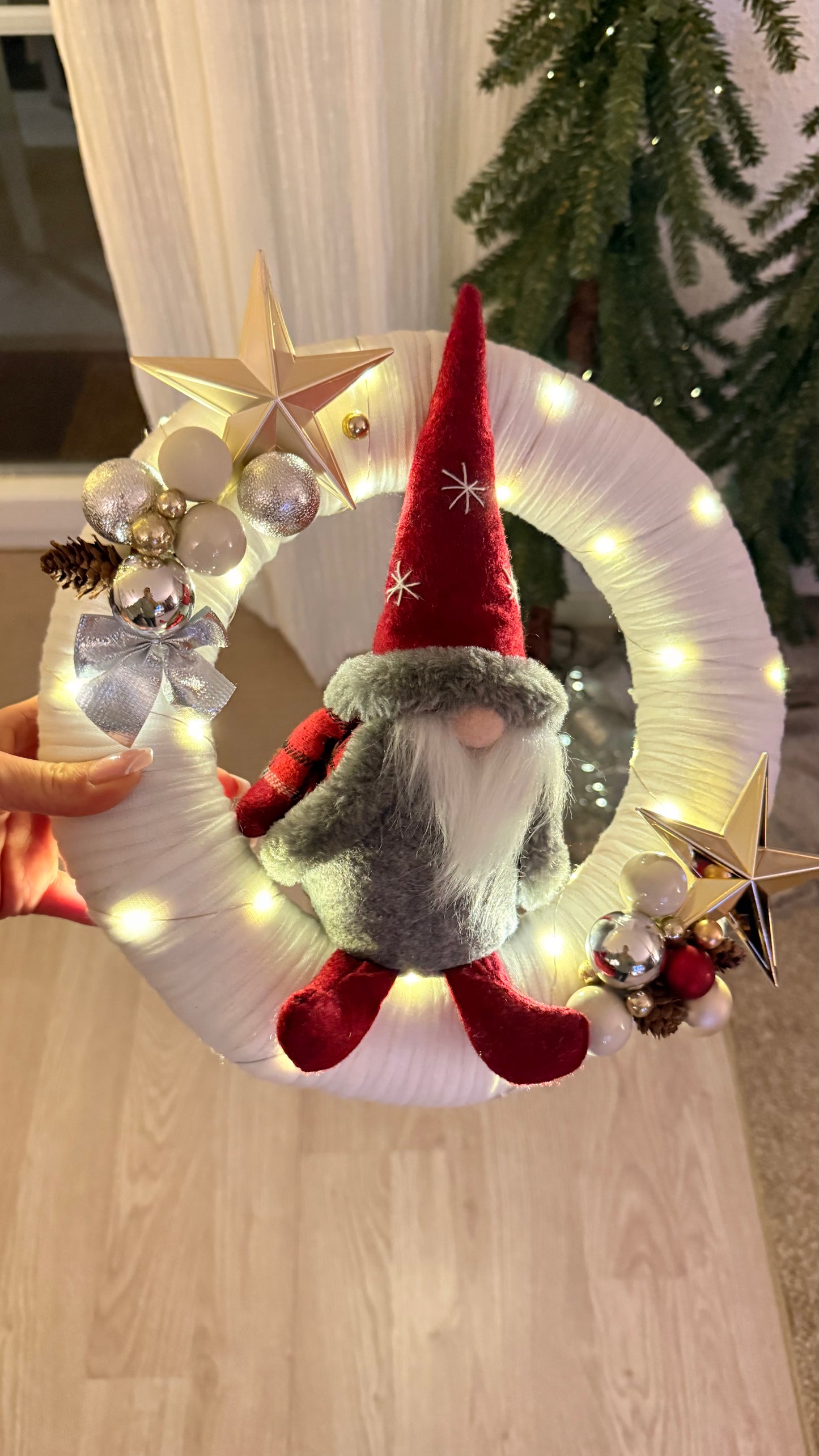 Türkranz/Adventskranz roter Wichtel