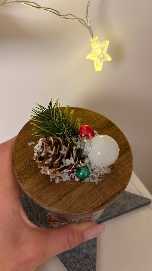 Let it snow-Glasbehälter