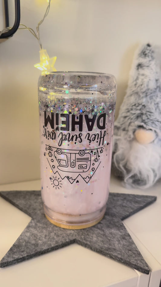 Daheim-Glitzer Becher